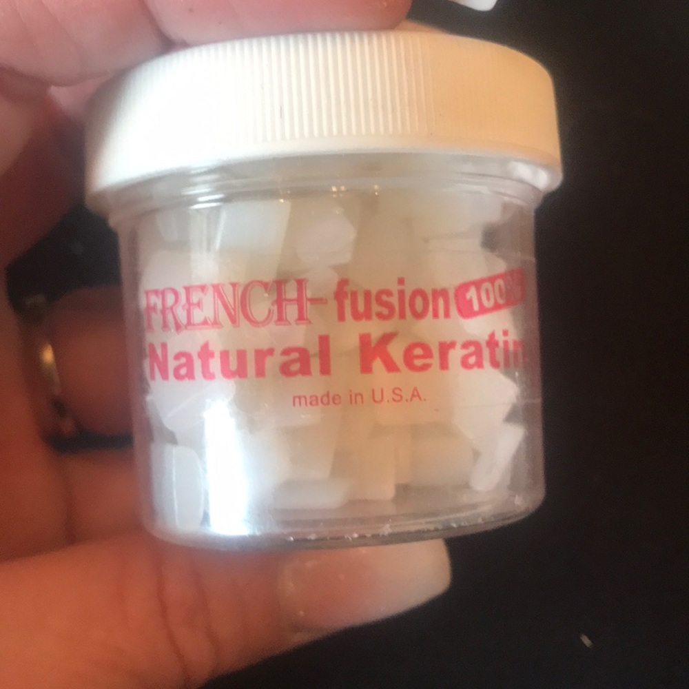 French fusion 100% natural Keratin for extension application